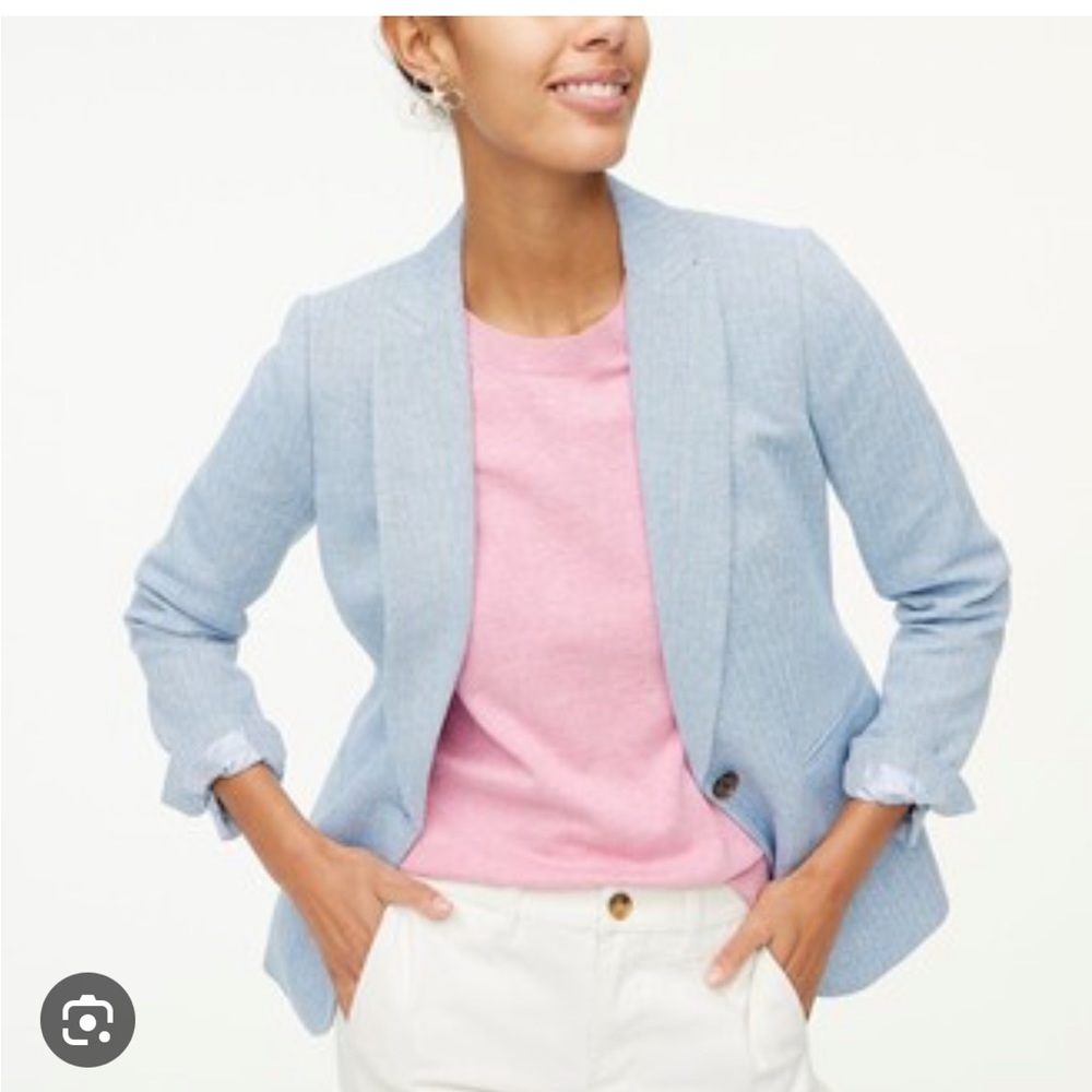 J. Crew Schoolboy Herringbone Blazer